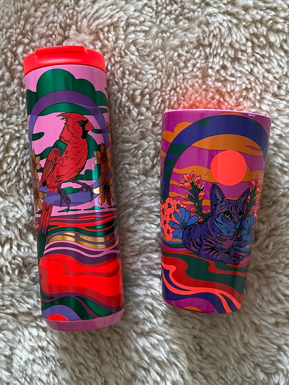 Starbucks 2024 Rex Hamilton Ceramic Mug and Steel Tumbler